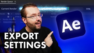 BEST Export Settings In After Effects 2024 - Complete Guide