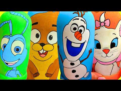 ASMR UNBOXING Disney Vs Pixar Nesting Dolls Compilation Videos! 7 mins Satisfying Unboxing Review ❤️
