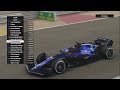 Fiftyplusgamer races for williams  bahrain race 1 makes for very hard work scoring points