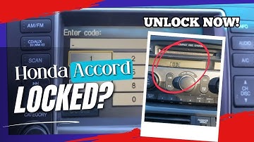 Honda Accord Radio Locked? Here’s How to Find the Code and Unlock It Fast