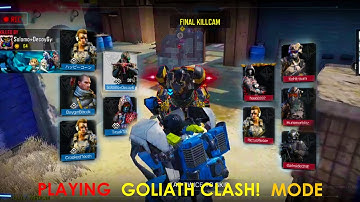 COD MOBILE : Playing(GOLIATH CLASH!) Mode || OP GAMEPLAY