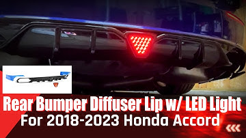 18-20 Rear Bumper Diffuser Lip Installation Video | AMERICAN MODIFIED