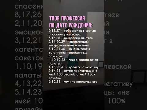 Твоя профессия по