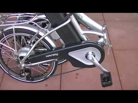 wijsheid Lijm sieraden Nimoto handy elektrische opvouwfiets opvouwen - YouTube