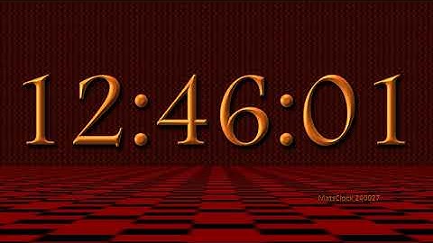 Free Digital Clock for PowerPoint - MatsClock 240027