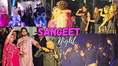 sharanya chechi and ananthu chetten sangeet night😍 | Sangeet Night Vlog 💃🕺|