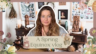 Ostara Vlog || Shopping \& Decorating for the Spring Equinox