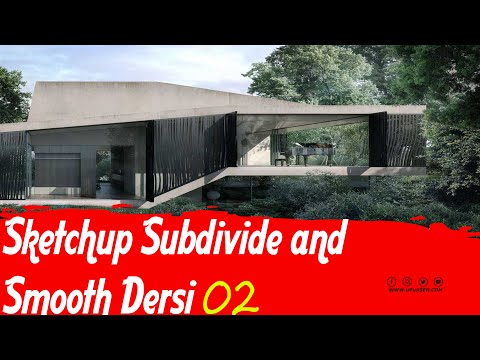 Sketchup Subdivide and Smooth Dersi 02