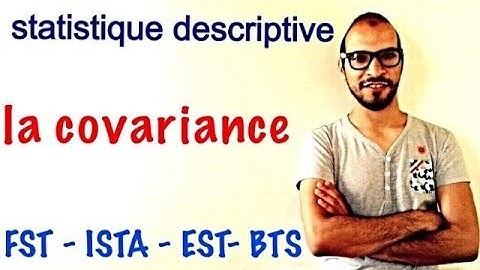statistique descriptive 21: la covariance