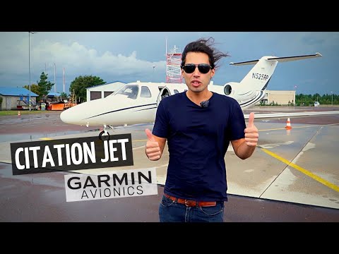 Citation Jet | Обзор самолета Citation 525 с авионикой Garmin G600txi