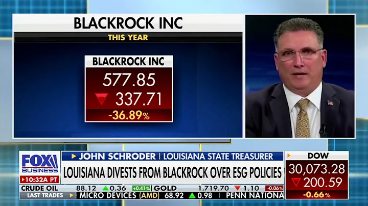 Treasurer John M. Schroder talks divesting from Bl...