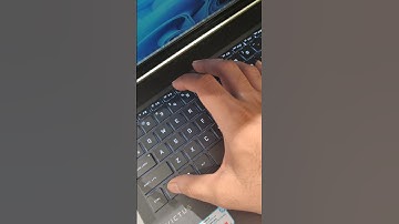 How to turn on/off keyboard blacklight on hp laptop
