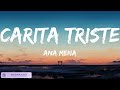 Ana Mena CARITA TRISTE Lyrics 