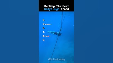 Ranking the best Kanye Sign trend #ranking #kanye #floating #trend