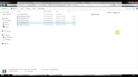 6  HTML Tutorial : HTML Formatting Part   1