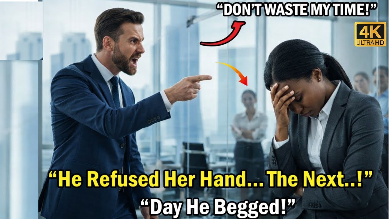 White CEO Refused to Shake a Black Woman Investor’s Hand—24 Hours Later, He Was Begging