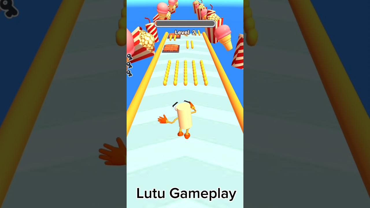 popcorn Run 3D 😲🤯 Level 1 