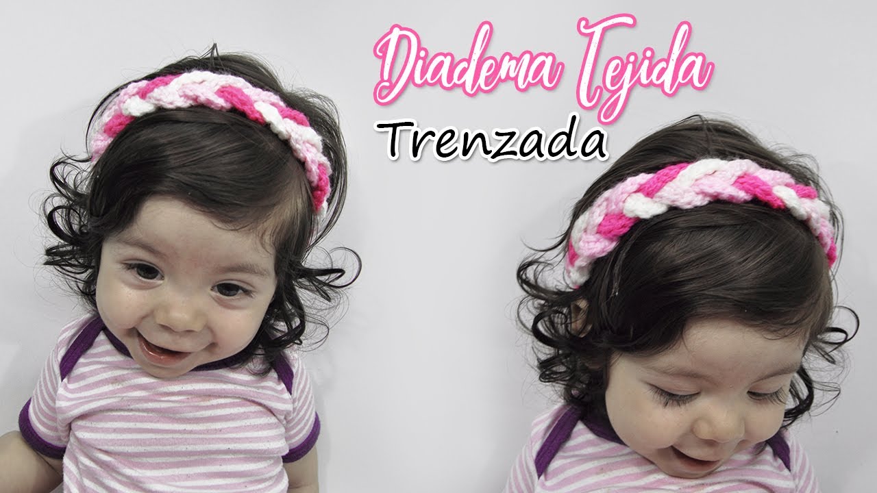 Diadema Trenzada TEJIDA A CROCHET Muy fácil YouTube