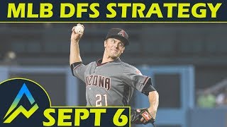 Awesemo.com MLB DFS Strategy | Thursday 9/6 | Fantasy Cruncher Walkthrough!