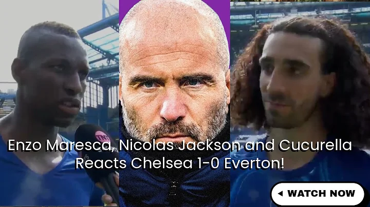 Enzo Maresca, Nicolas Jackson and Cucurella Reacts Chelsea 1-0 Everton!