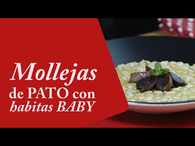 Receta de Mollejas de Pato guisadas con Habas 🥩