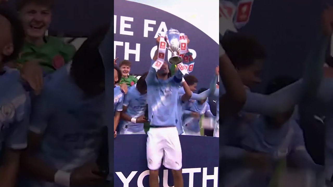 Scenes! 🎉 Manchester City are FA Youth Cup winners! 🏆
