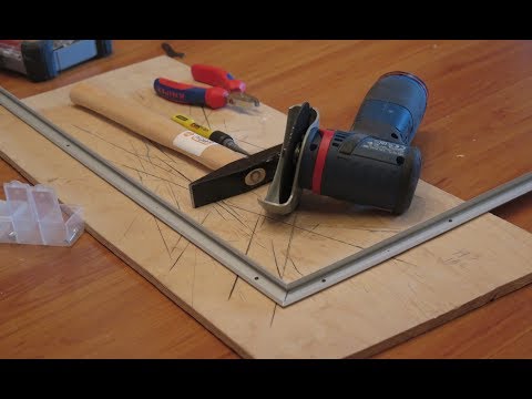 Локальные работы: Bosch GWS 12-76 V-EC & отрезной круг, режем по месту: сталь, алюминевый профиль