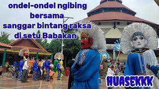 Download Lagu Ondel-ondel Betawi ngibing bersama sanggar bintang raksa di Setu Babakan l ondel-ondel joget MP3