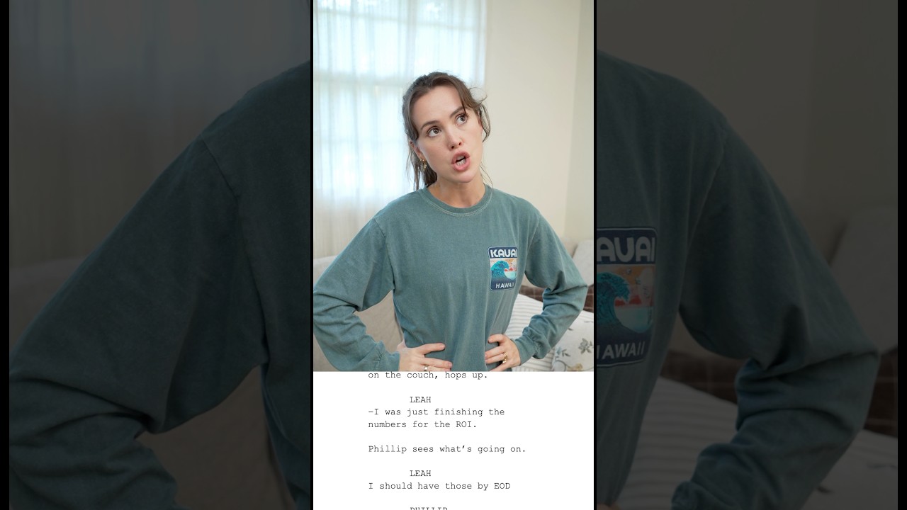 Here’s some #BTS 😅 This is 90% of how we do our skits. #improv #actor #comedy #sketch #marriage