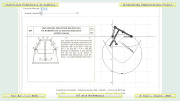 658 – ROBERTS FOUR-BAR APPROXIMATE STRAIGHT-LINE MECHANISM – CDF - Mathematica