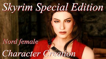 【Skyrim Special Edition】 Character Creation Test【Nord Female】#Skyrim #SkyrimSE #SkyrimSpecialEdition