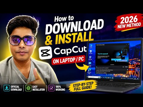 How to Download and Install CapCut on Laptop or Computer (Windows 10/11) | 2026 Complete Guide #tech