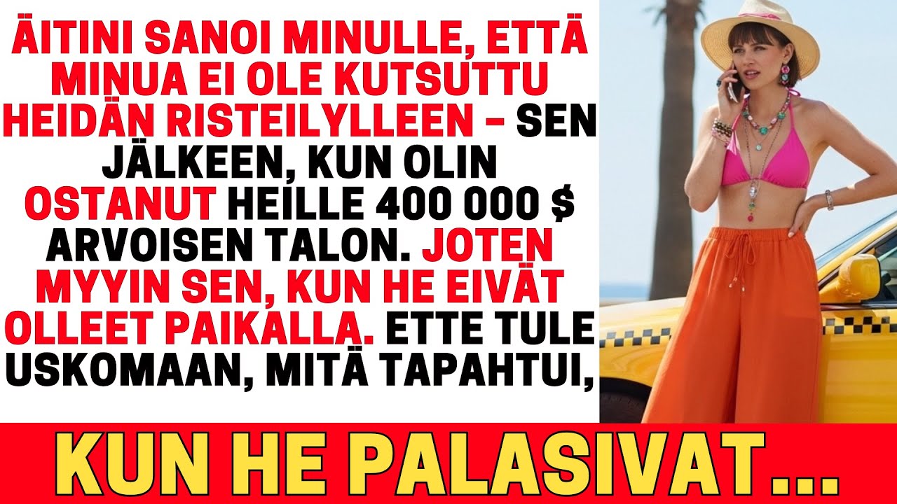 ÄITINI OSOITTI MINUA: 