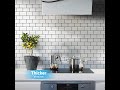 Art3d peel and stick backsplash subway tiles  thicker version