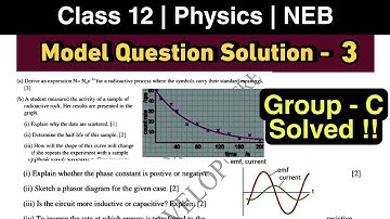 Solution of Physics Class 12 Model Question Group C | For NEB 2078/79