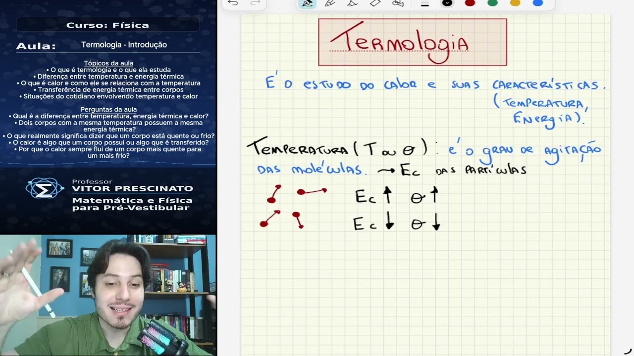 📘 Termologia — Introdução (temperatura, energia térmica e calor)