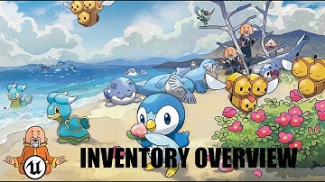 Inventory Widget Overview  - #36 Pokémon Clone Unreal Engine 5.1 Tutorial