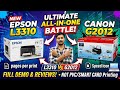 New Printer L3310 Vs Canon G2012 All-in-One Not Pvc Card Support Full Reviews Demo