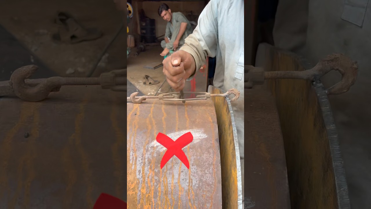 Incredible process of closing a big gap 