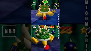 ORIGINAL or REMAKE Bowser? Super Mario 64 N64 vs DS comparison