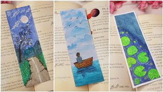 6 Amazing Bookmark Painting ideas For Beginners//Bookmark Painting #art #Painting #beginners #114