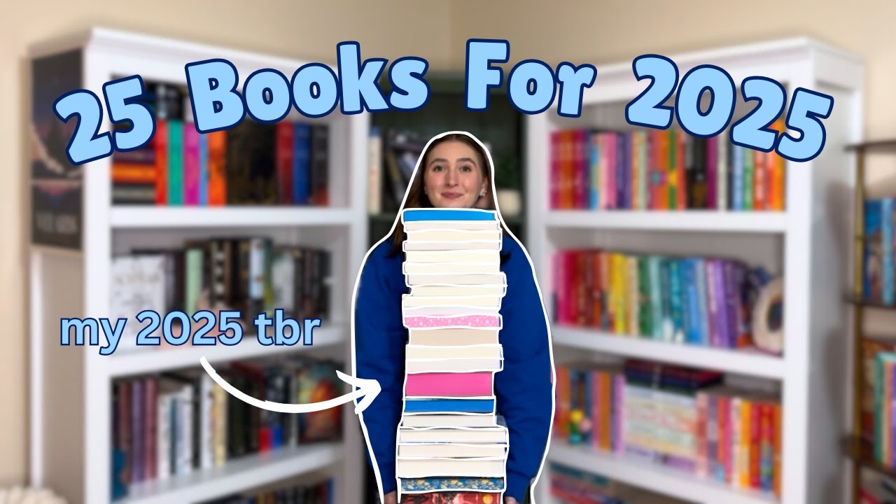 My 25 Most Anticipated Reads for 2025 (from my current physical tbr)  ||  2025 TBR