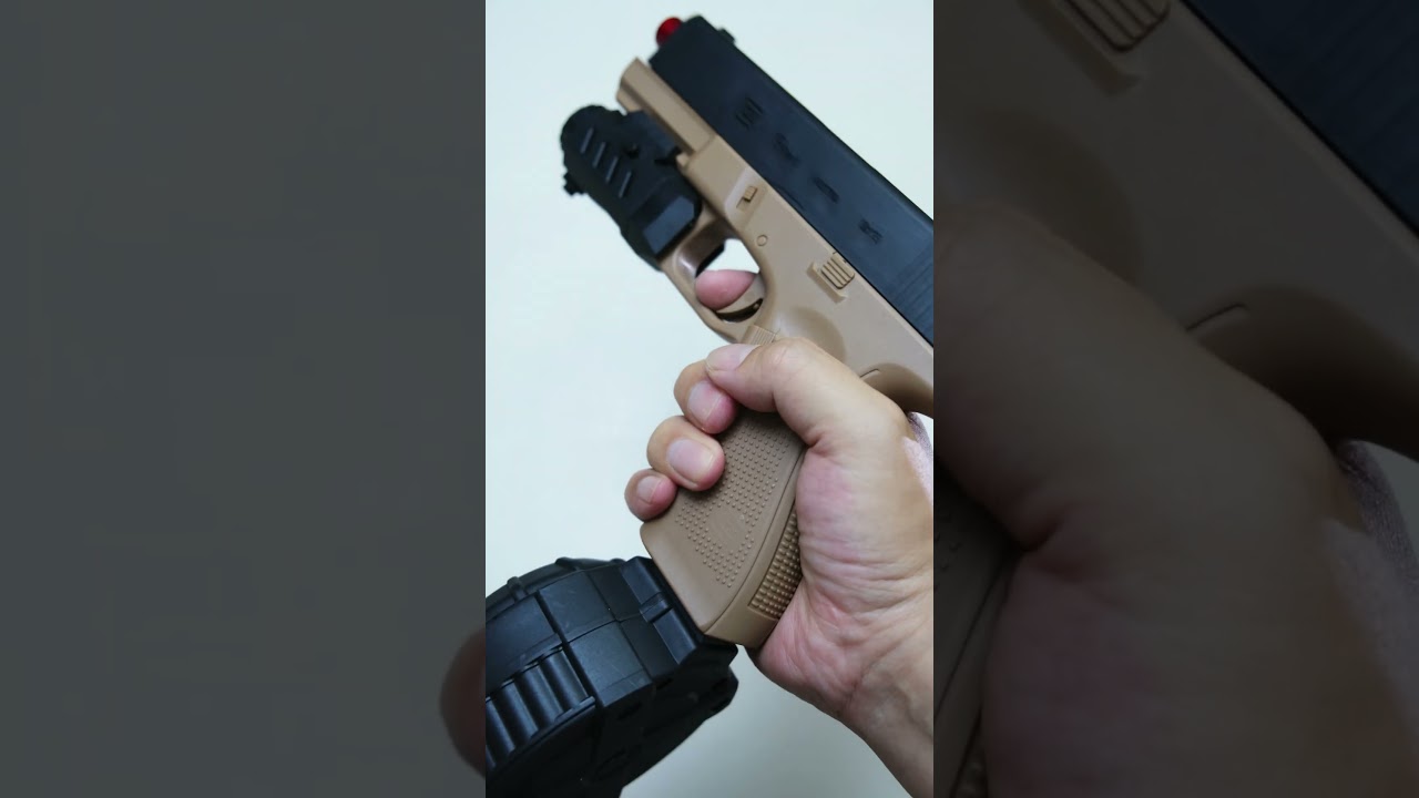 This G19 Gel Blaster with a Drum Mag is AWESOME! 🔫 Full Auto Fun!  