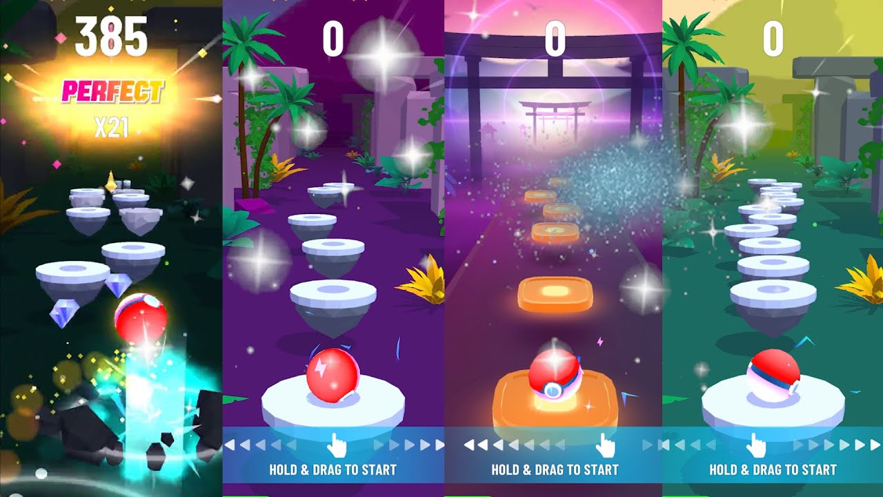 Hob Ball 3D Game Music Remix RUSH better like TILES HOP ?! YouTube