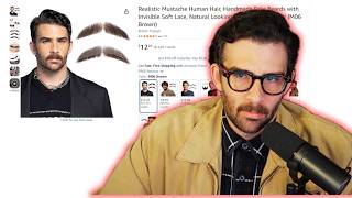 Hasan Reacts to Being Mustache Model On Fan's Amazon Store