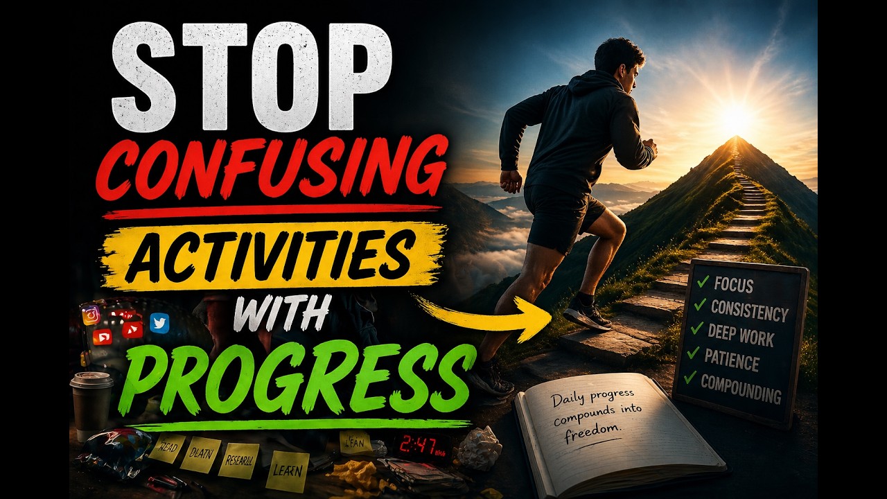 Stop Confusing Activities With Progress - YouTube
