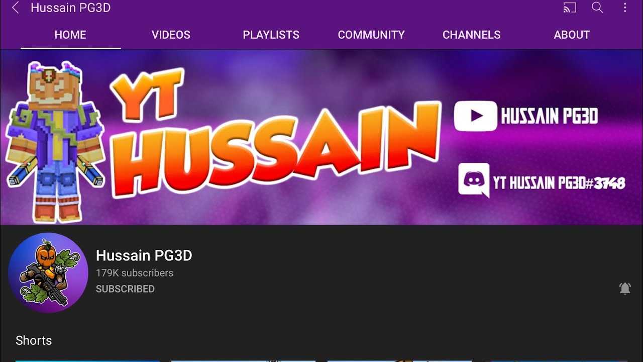 YT HUSSAIN IS BACK ! (PG3D)