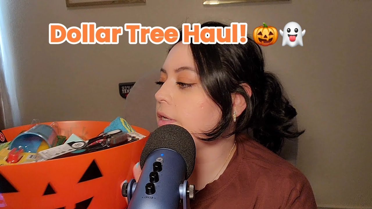 ASMR Dollar Tree haul Halloween decor + random finds!
