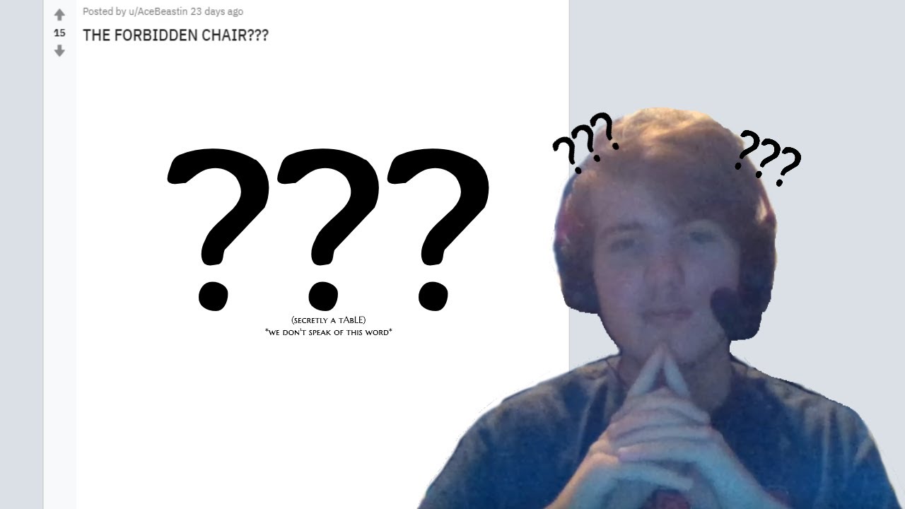 THE FORBIDDEN CHAIR??? CHAIR REVIEW Ep. 2 YouTube