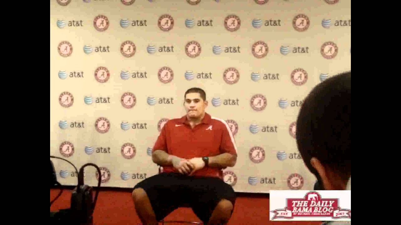 Alabama defensive end Jesse Williams talks LSU - YouTube